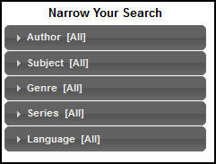 Narrow Your Search options